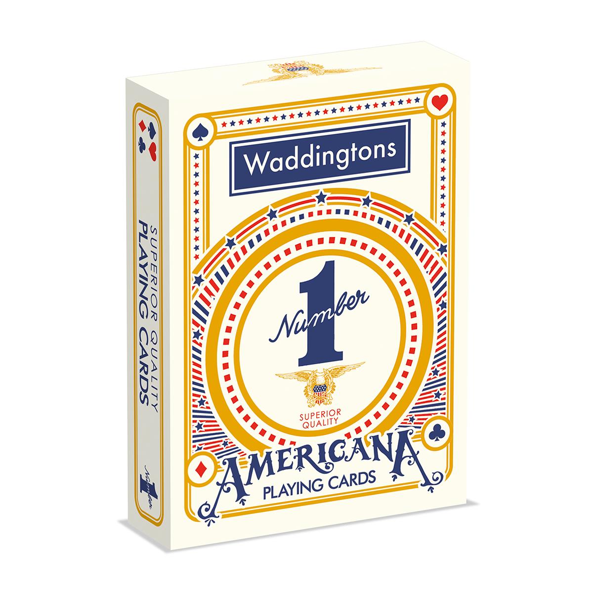 Americana Waddingtons Number 1 Playing Cards - Bộ Bài Tây Phong Cách Mỹ Cao Cấp - Waddingtons - Hình ảnh sản phẩm
