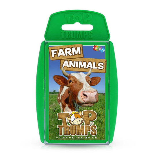 Farm Animals Top Trumps Card Game - Trò chơi thẻ bài giáo dục - Winning Moves - Hình ảnh sản phẩm