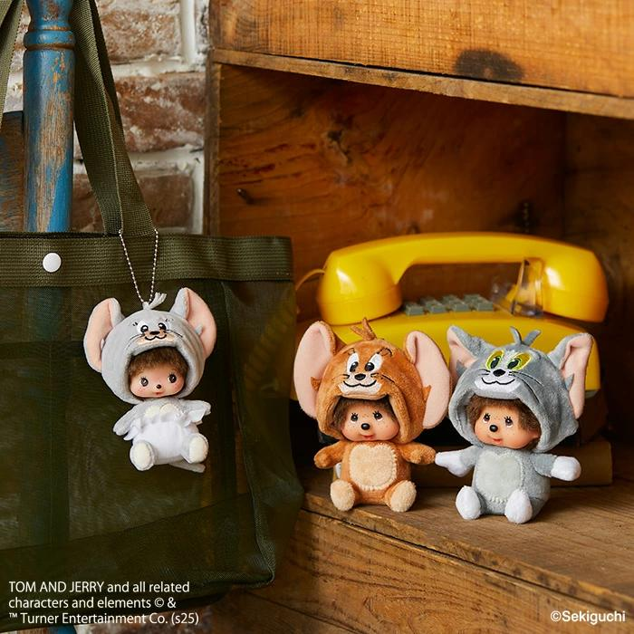 Monchhichi - Taffy Bebichhichi Big Face SS Keychain - Móc khóa gấu bông cao cấp - Monchhichi - Hình ảnh chi tiết 2