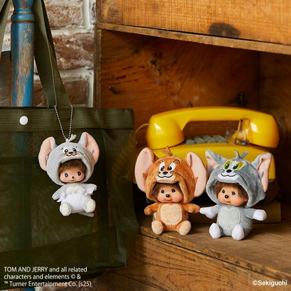 Monchhichi - Taffy Bebichhichi Big Face SS Keychain - Móc khóa gấu bông cao cấp - Monchhichi - Hình ảnh chi tiết 2