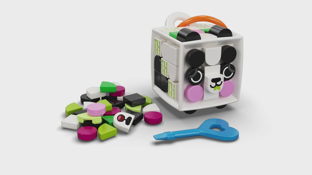 LEGO® DOTS™ Bag Tag Panda - Móc Treo Túi Gấu Trúc Sáng Tạo - LEGO 41930 - Hình ảnh chi tiết 2
