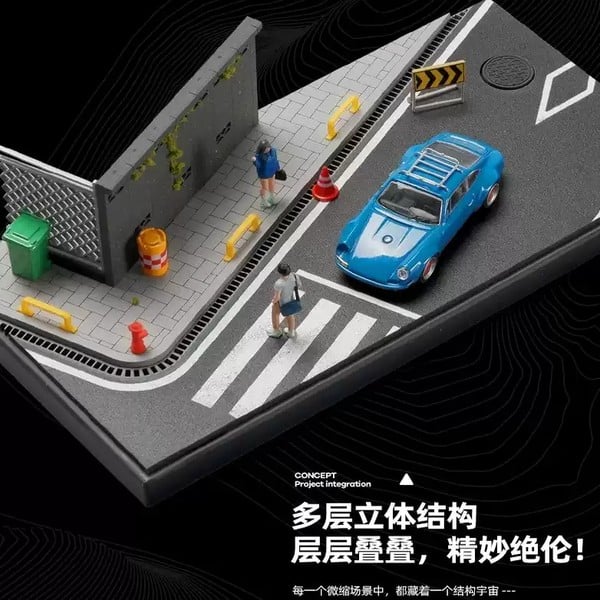 Diorama 1:64 Kèm Hộp Trưng Bày - Góc Đường 82003 - Hình ảnh bổ sung 4