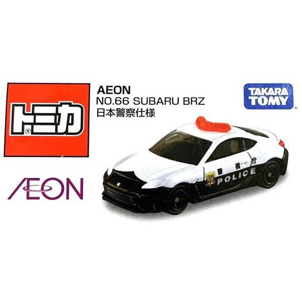 Đồ chơi mô hình xe Tomica No.66 Subaru BRZ Japanese Police Type AEON