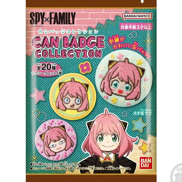 Can Badge Collection Spy x Family Random