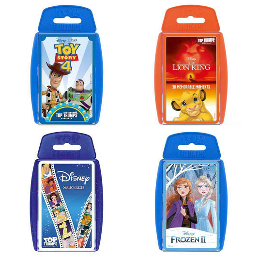 Disney Movie Magic Top Trumps 4 Pack Card Game Bundle - Combo 4 Bộ Bài Disney - Winning Moves UK - Hình ảnh sản phẩm