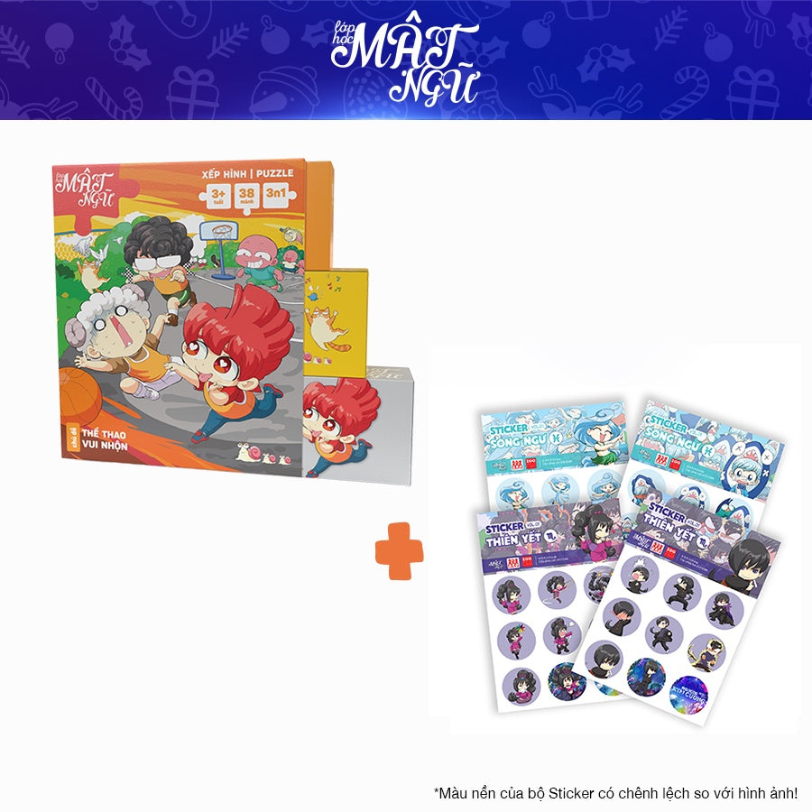 Xếp Hình Puzzle Mato Nhiều Cấp Độ - Đồ Chơi Trí Tuệ Lớp Học Mật Ngữ - Board Game VN - Hình ảnh bổ sung 5