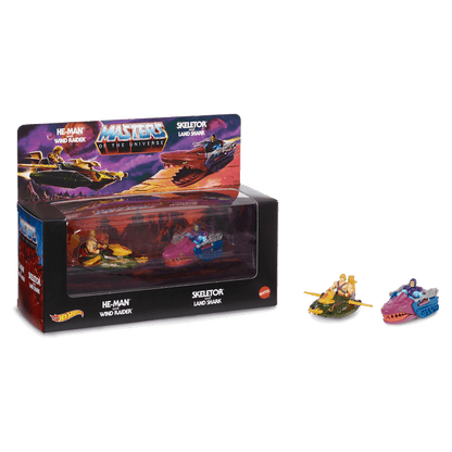 Hot Wheels Masters of the Universe Wind Raider vs. Land Shark Bộ Mô Hình Xe Đối Đầu He-Man vs Skeletor - Hot Wheels Hot Wheel