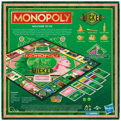 Cờ Tỷ Phú Monopoly Wicked Edition Board Game - Phiên Bản Phim Wicked