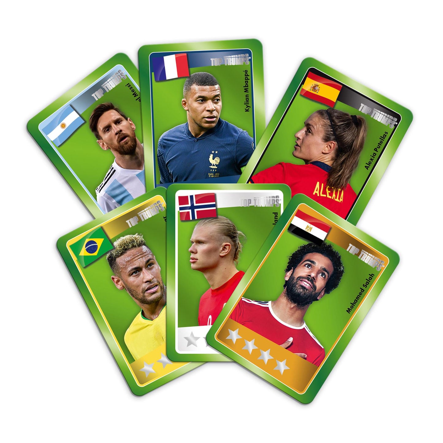 World Football Stars Green Top Trumps Match - Trò Chơi Xếp Khối Trí Tuệ Siêu Sao Bóng Đá - Winning Moves - Góc nhìn khác 3