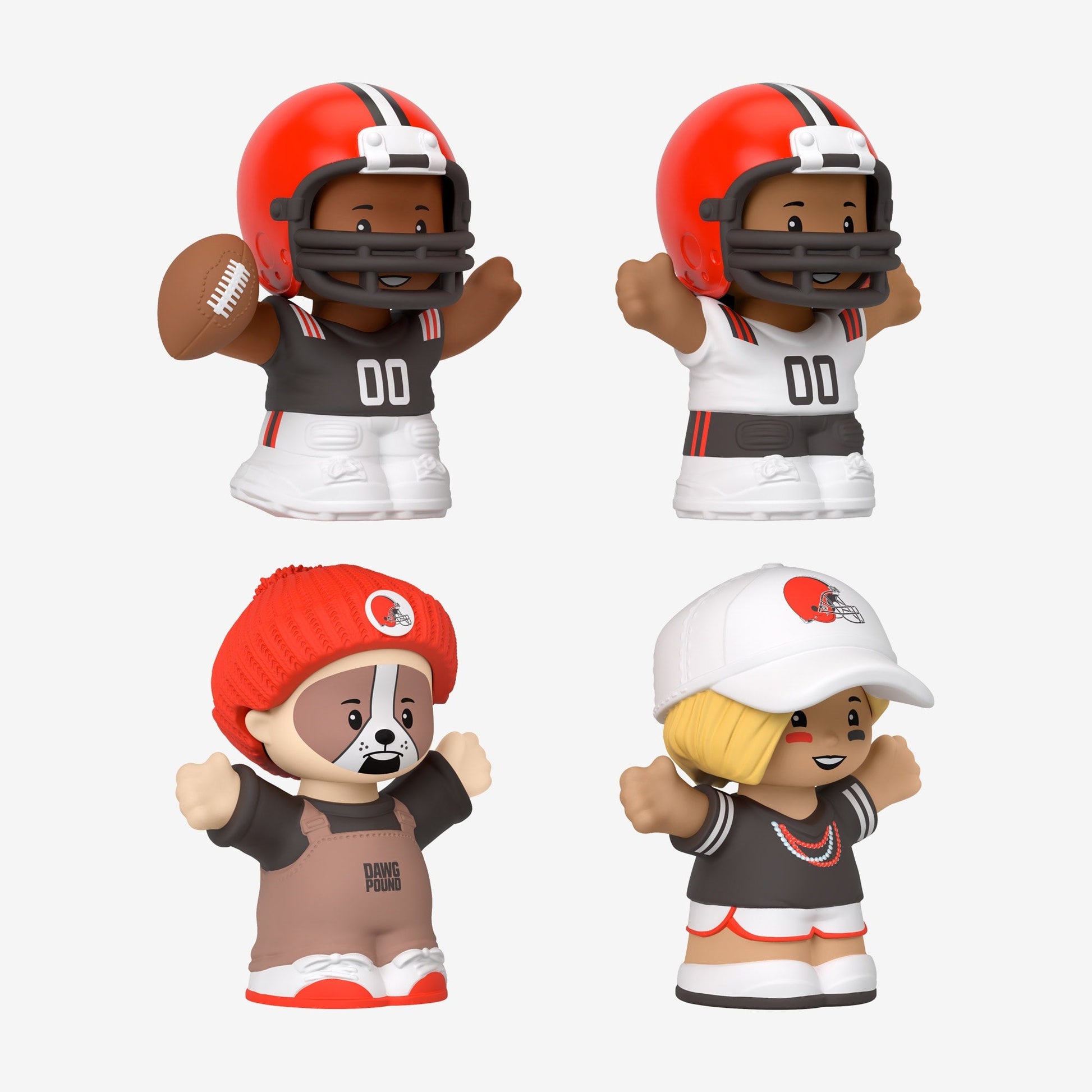 Little People Collector x NFL Cleveland Browns Set - Bộ Mô Hình Figure Sưu Tầm Mattel - Hình ảnh bổ sung 6