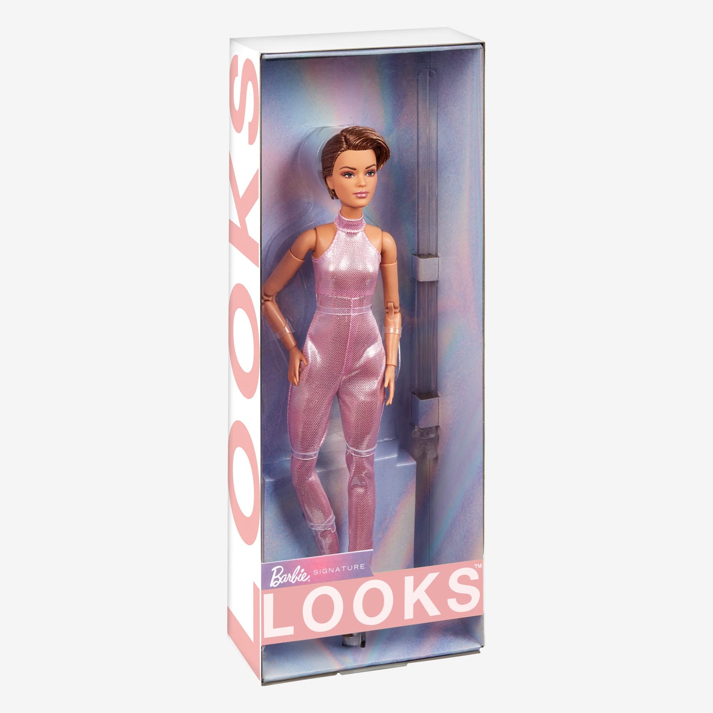 Barbie Looks Doll #22 (Petite, Short Auburn Hair) Búp bê khớp linh hoạt Barbie Signature Mattel HRM14