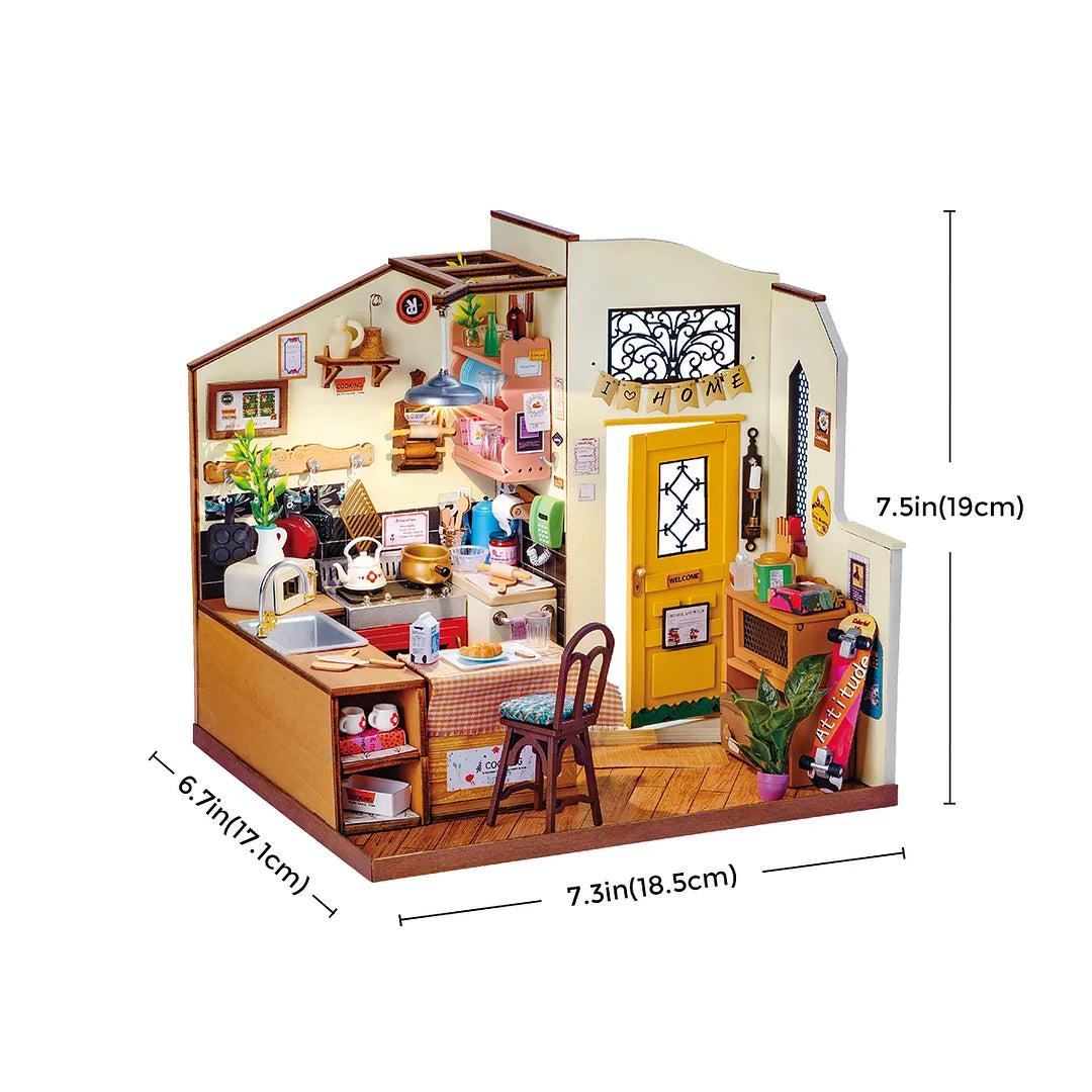 Rolife DIY Miniature House - Cozy Kitchen DG159 - Mô hình nhà gỗ tí hon DIY - Rolife DG159