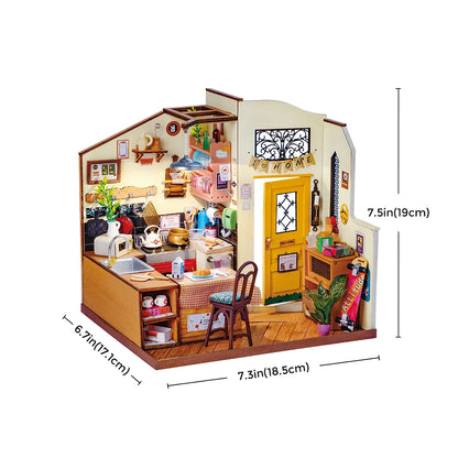 Rolife DIY Miniature House - Cozy Kitchen DG159 - Mô hình nhà gỗ tí hon DIY - Rolife DG159