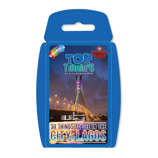City of Lagos Top Trumps Card Game - Board Game Thẻ Bài Giáo Dục - Winning Moves - Hình ảnh sản phẩm