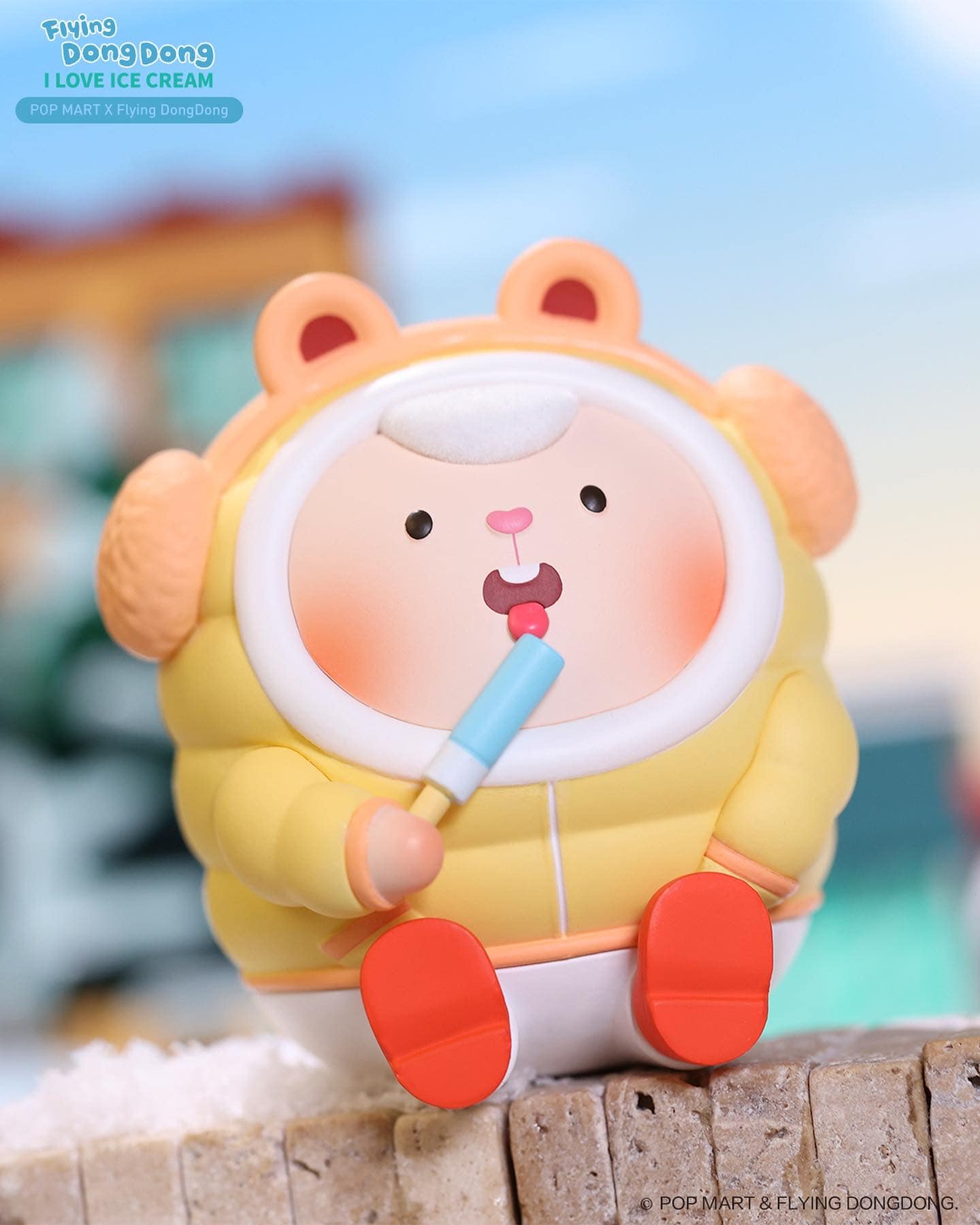 Popmart Flying DongDong I Love Ice Cream Blindbox Series - Mô hình hộp mù chính hãng Pop Mart