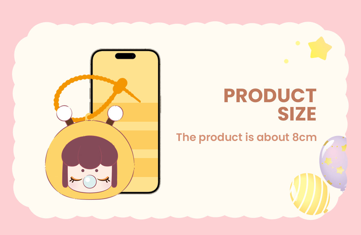 Rolife Baby Nanci Fluffy Party Headphone Case - Ốp tai nghe lông xù Art Toy - Rolife