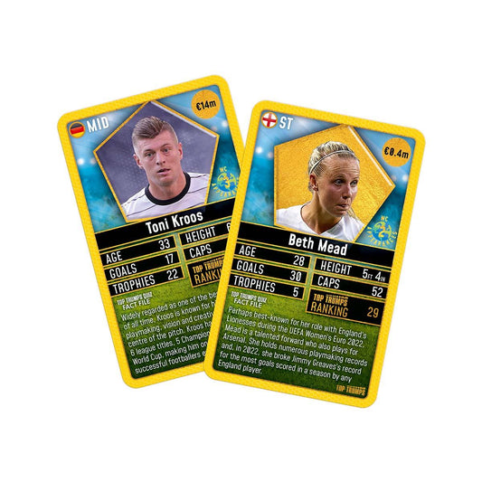 World Football Stars Top 200 - Pack 2 Top Trumps Card Game - Thẻ Bài Bóng Đá - Winning Moves - Hình ảnh chi tiết 2