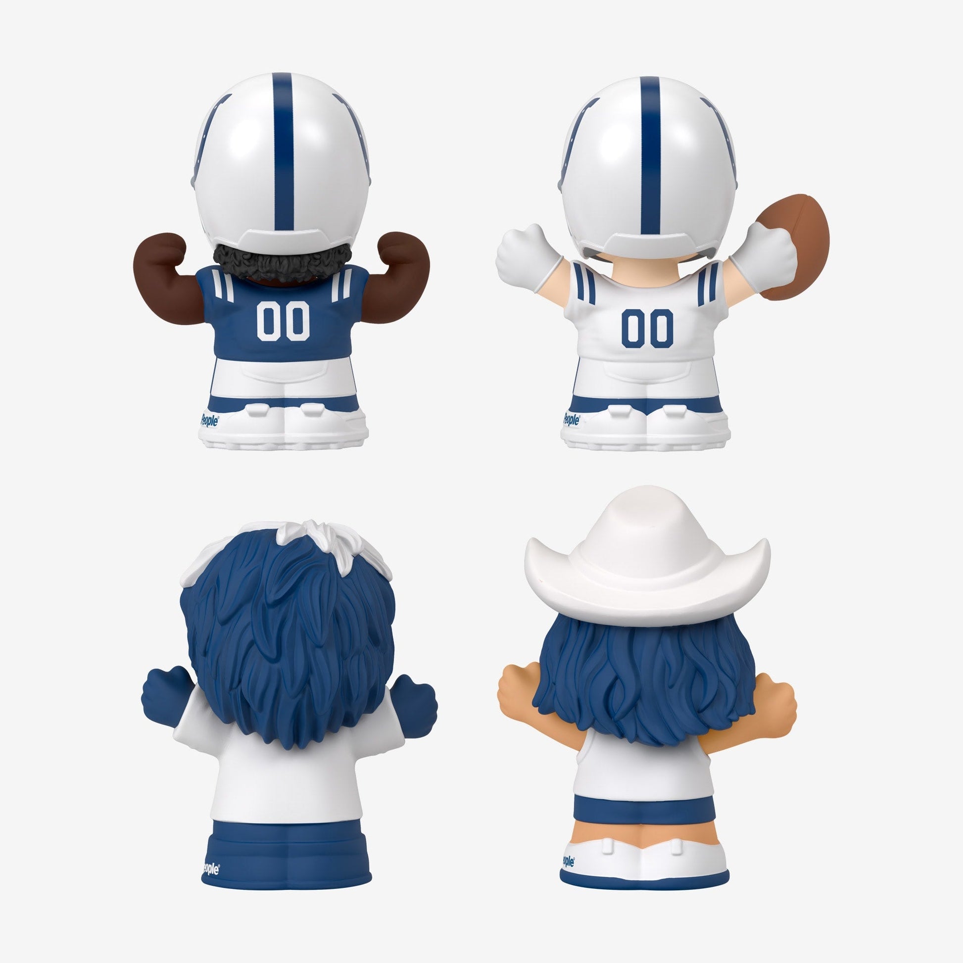 Little People Collector x NFL Indianapolis Colts Set - Bộ Nhân Vật Sưu Tầm Bóng Bầu Dục Mỹ - Mattel HNJ45 - Hình ảnh bổ sung 7