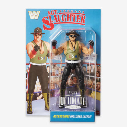WWE Ultimate Edition Sgt. Slaughter action figure - Mô hình hành động Mattel - Hình ảnh bổ sung 4