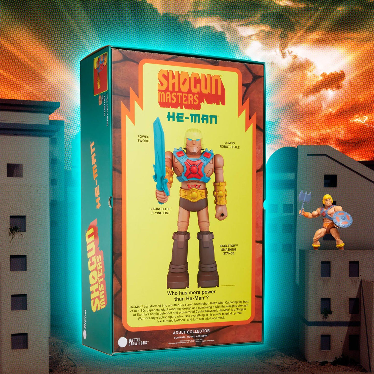 Shogun Warriors He-Man Collector Figure - Mô hình Robot khổng lồ MOTU Mattel Creations - Hình ảnh bổ sung 6