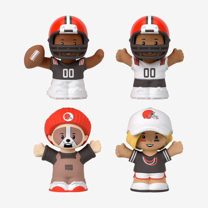 Little People Collector x NFL Cleveland Browns Set - Bộ Mô Hình Figure Sưu Tầm Mattel - Hình ảnh bổ sung 4