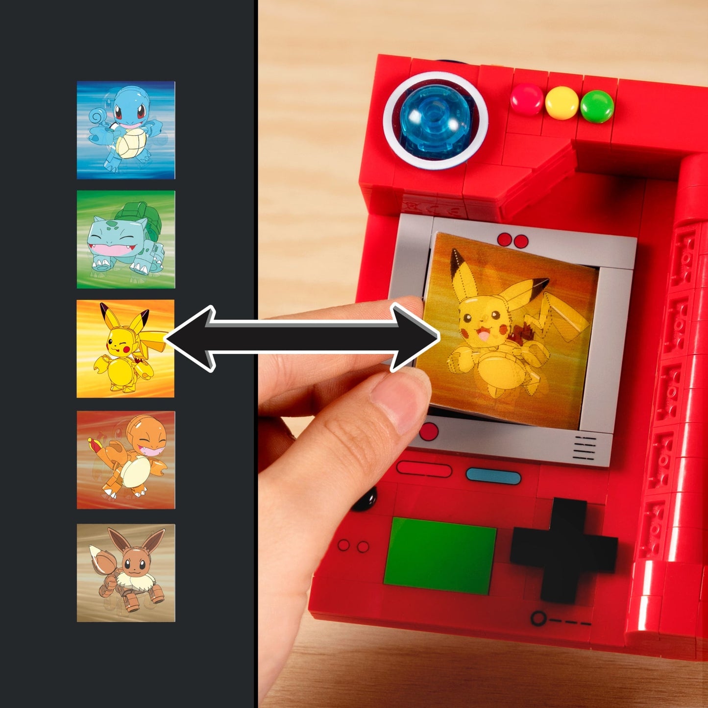 MEGA Pokémon Kanto Region Pokédex Building Kit - Bộ Lắp Ráp Mô Hình Pokédex - MEGA Mattel HYM37