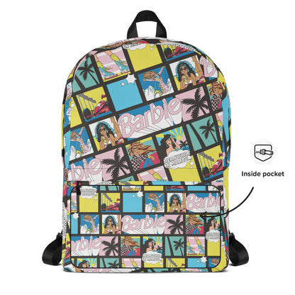 Barbie Malibu Comic Backpack - Balo Thời Trang Chống Nước - Mattel Signature - Hình ảnh chi tiết 2