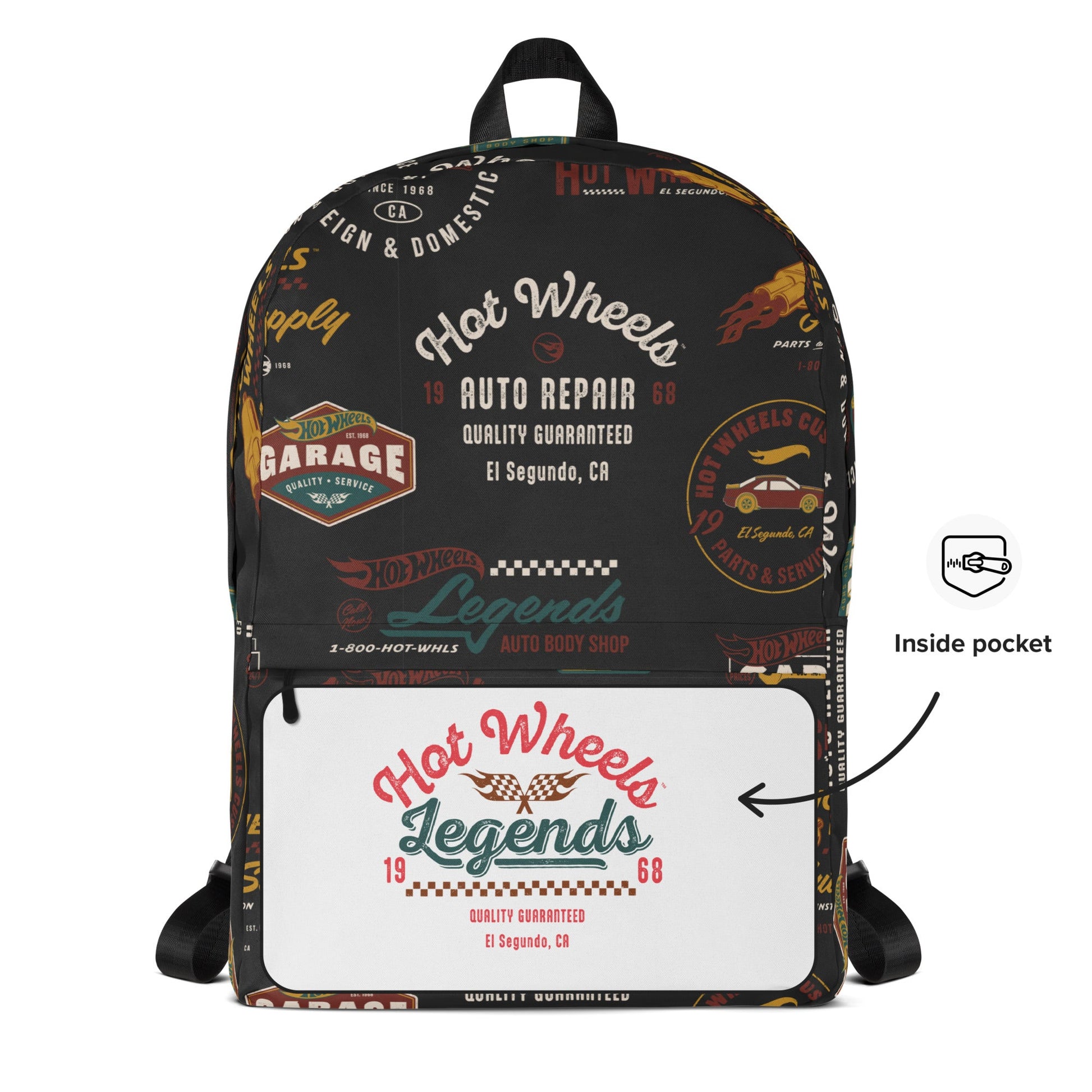 Hot Wheels Legends Backpack - Ba Lô Kháng Nước Cao Cấp - Mattel Creations - Hình ảnh chi tiết 2