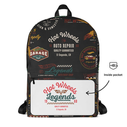 Hot Wheels Legends Backpack - Ba Lô Kháng Nước Cao Cấp - Mattel Creations - Hình ảnh chi tiết 2