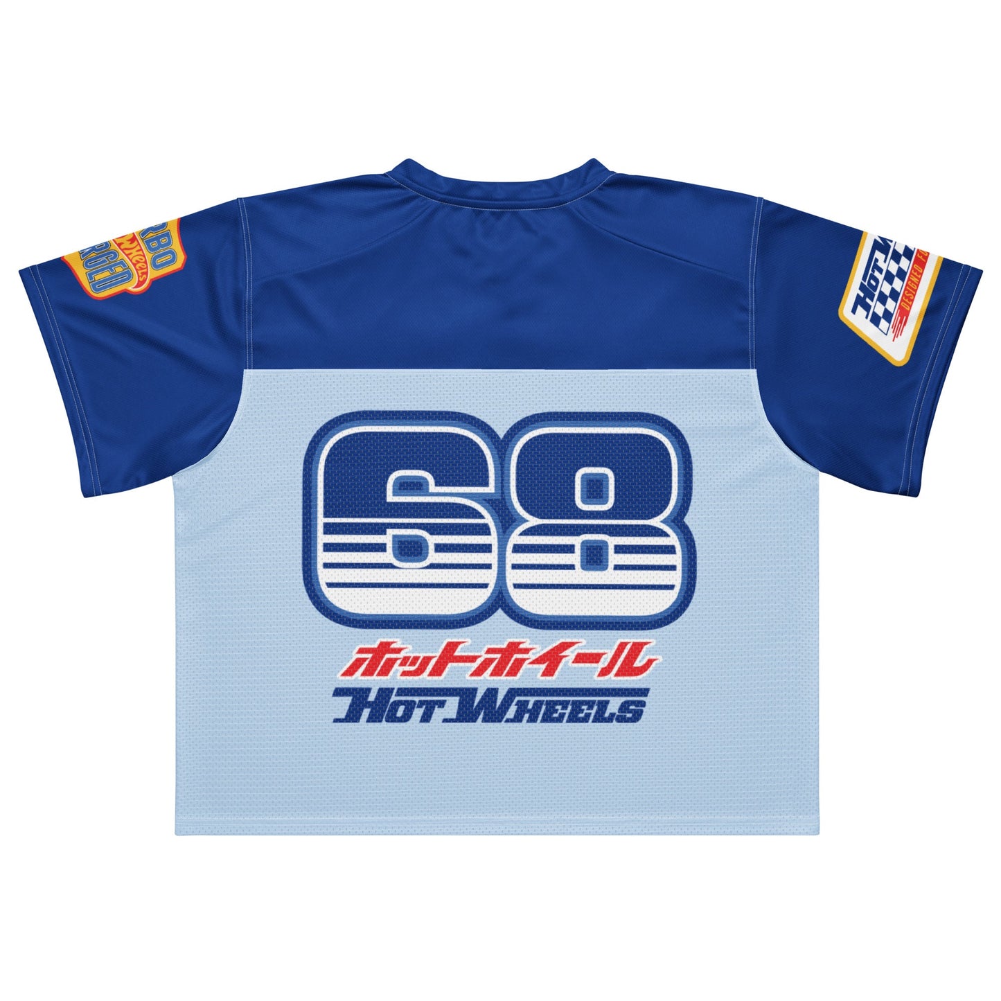 Hot Wheels in Kanji Blue Boxy Jersey