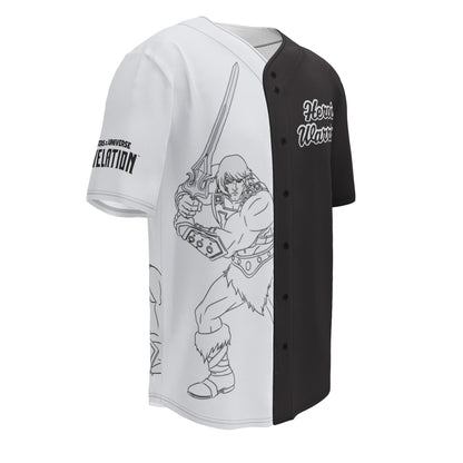 Masters of the Universe Club Heroic Warriors He-Man Multi Baseball Jersey