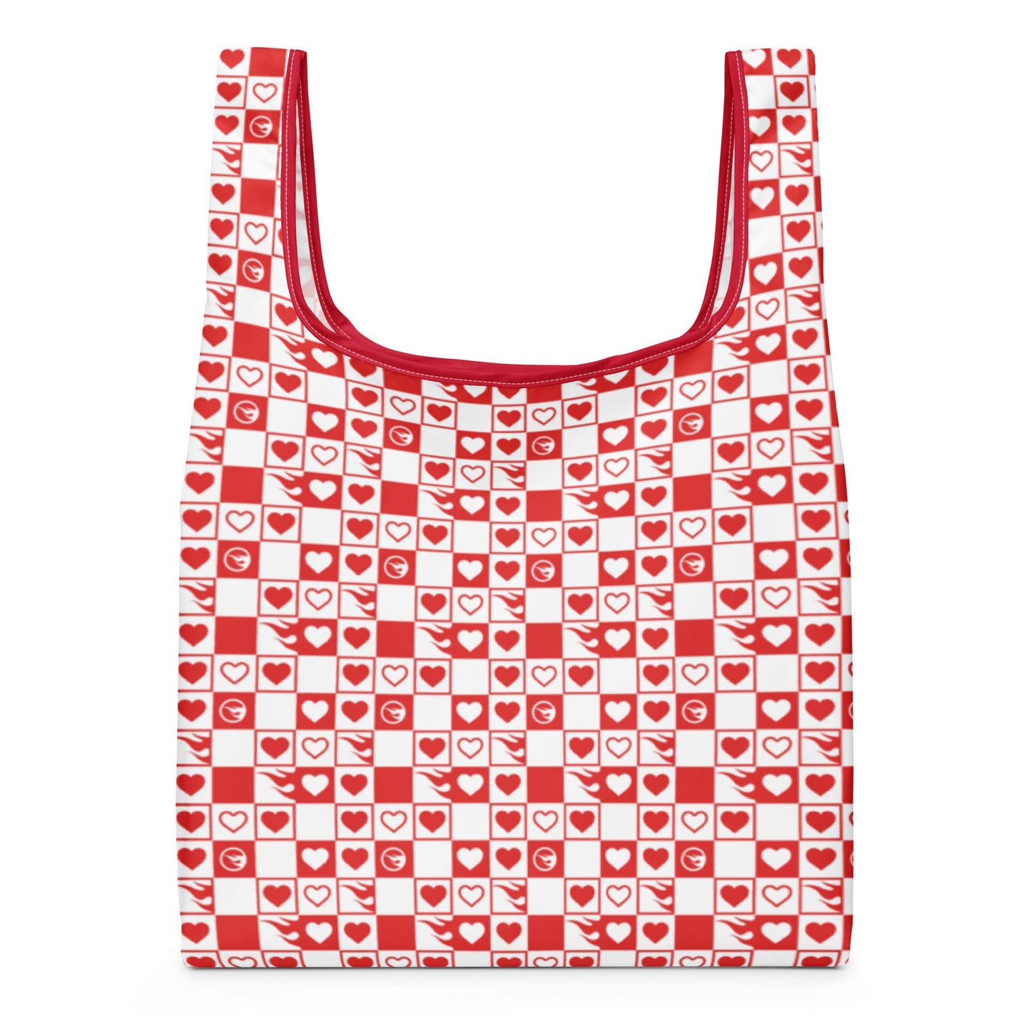 Hot Wheels Checkered Hearts Multi Tote