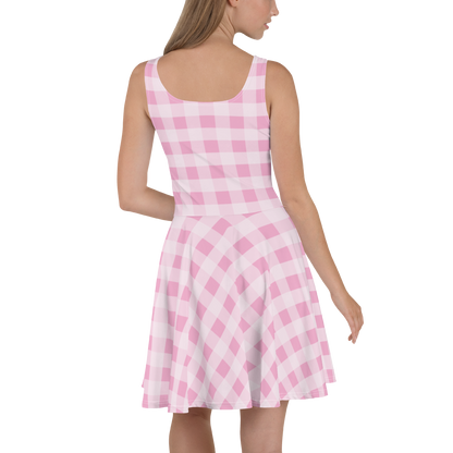 Gingham Print Dress - Barbie the Movie - Váy Xòe Họa Tiết Gingham Barbie Signature - Hình ảnh bổ sung 4