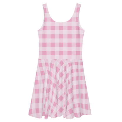 Gingham Print Dress - Barbie the Movie - Váy Xòe Họa Tiết Gingham Barbie Signature - Hình ảnh chi tiết 2