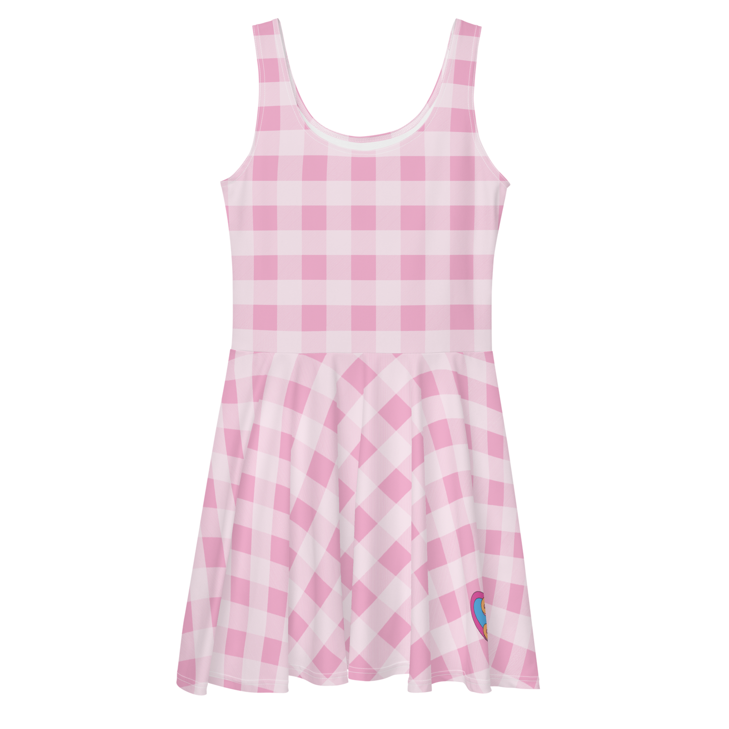 Gingham Print Dress - Barbie the Movie - Váy Xòe Họa Tiết Gingham Barbie Signature - Hình ảnh sản phẩm
