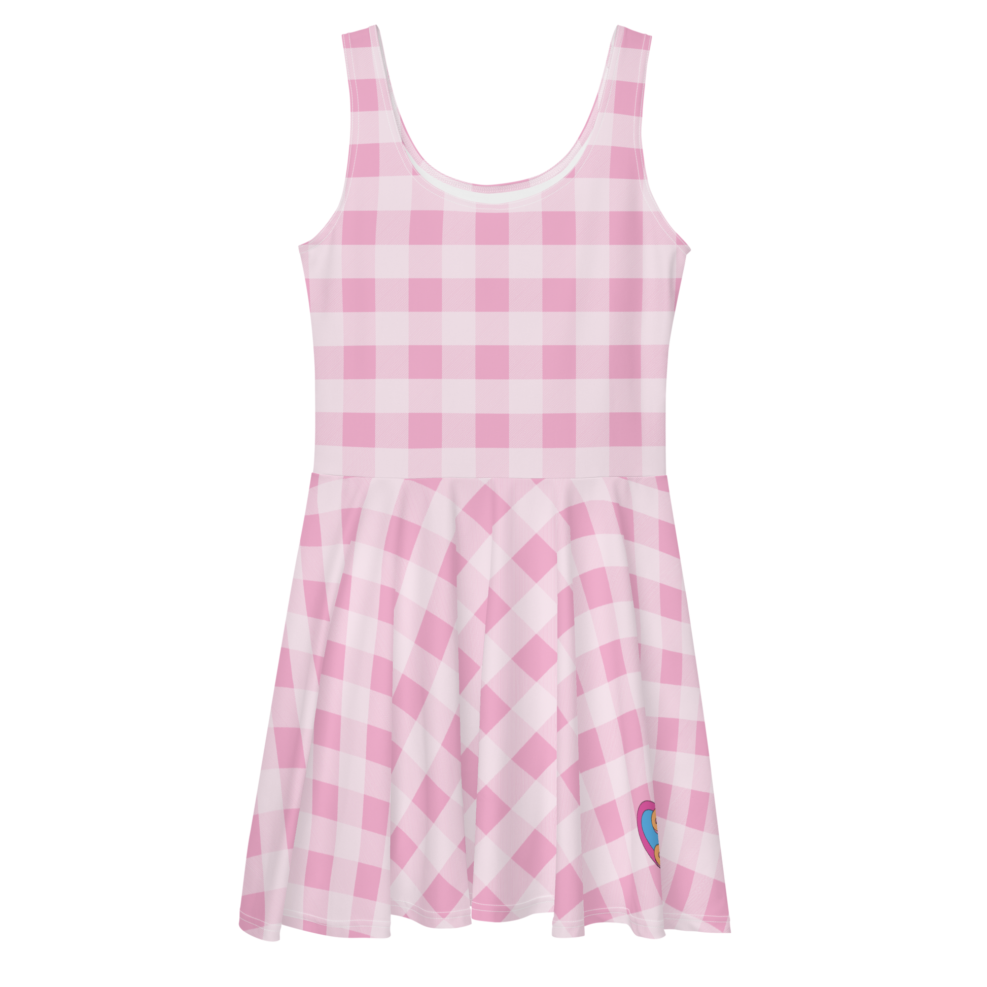 Gingham Print Dress - Barbie the Movie - Váy Xòe Họa Tiết Gingham Barbie Signature - Hình ảnh sản phẩm