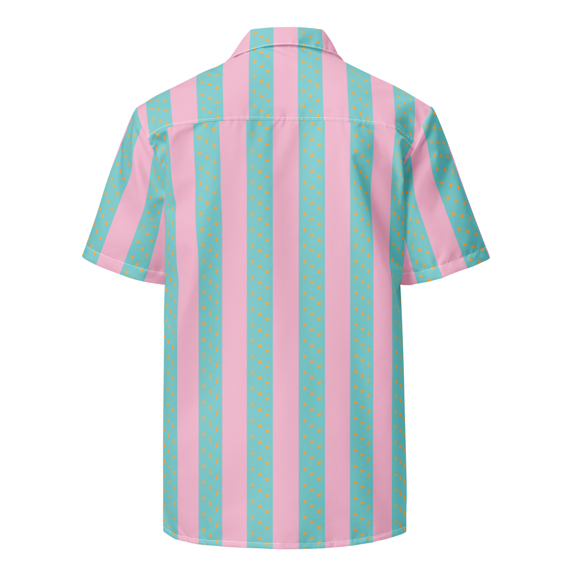 Beach Ken Button Front Shirt - Barbie the Movie Áo Sơ Mi Sọc Đi Biển Nam Mattel Creations - Hình ảnh chi tiết 2
