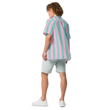 Beach Ken Button Front Shirt - Barbie the Movie Áo Sơ Mi Sọc Đi Biển Nam Mattel Creations - Hình ảnh bổ sung 4