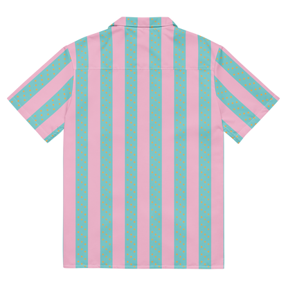 Beach Ken Button Front Shirt - Barbie the Movie Áo Sơ Mi Sọc Đi Biển Nam Mattel Creations - Hình ảnh bổ sung 5
