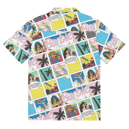 Barbie Malibu Comic Shirt - Áo Sơ Mi Unisex Họa Tiết Truyện Tranh - Mattel Creations Exclusive - Hình ảnh bổ sung 6