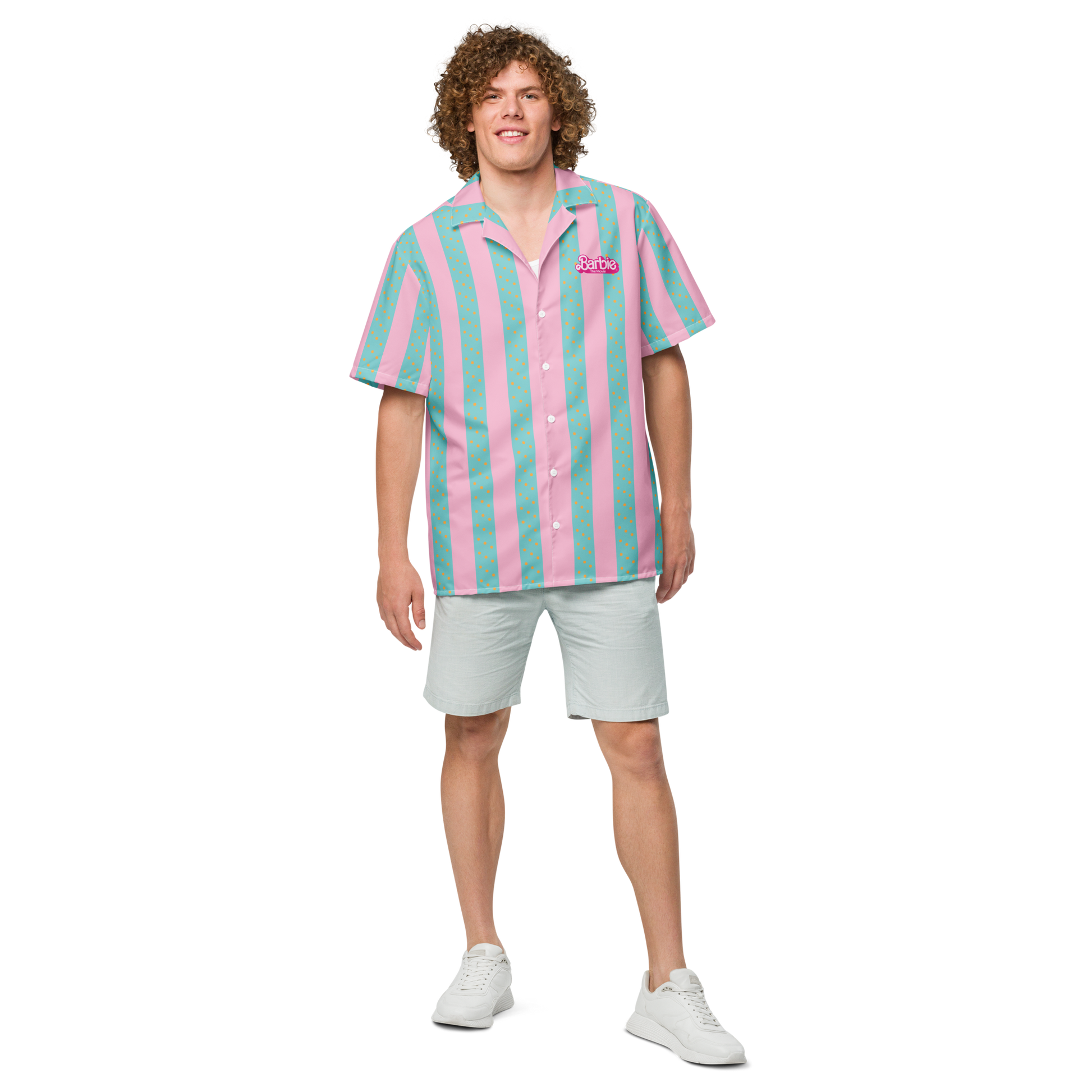 Beach Ken Button Front Shirt - Barbie the Movie Áo Sơ Mi Sọc Đi Biển Nam Mattel Creations - Góc nhìn khác 3