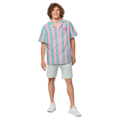 Beach Ken Button Front Shirt - Barbie the Movie Áo Sơ Mi Sọc Đi Biển Nam Mattel Creations - Góc nhìn khác 3