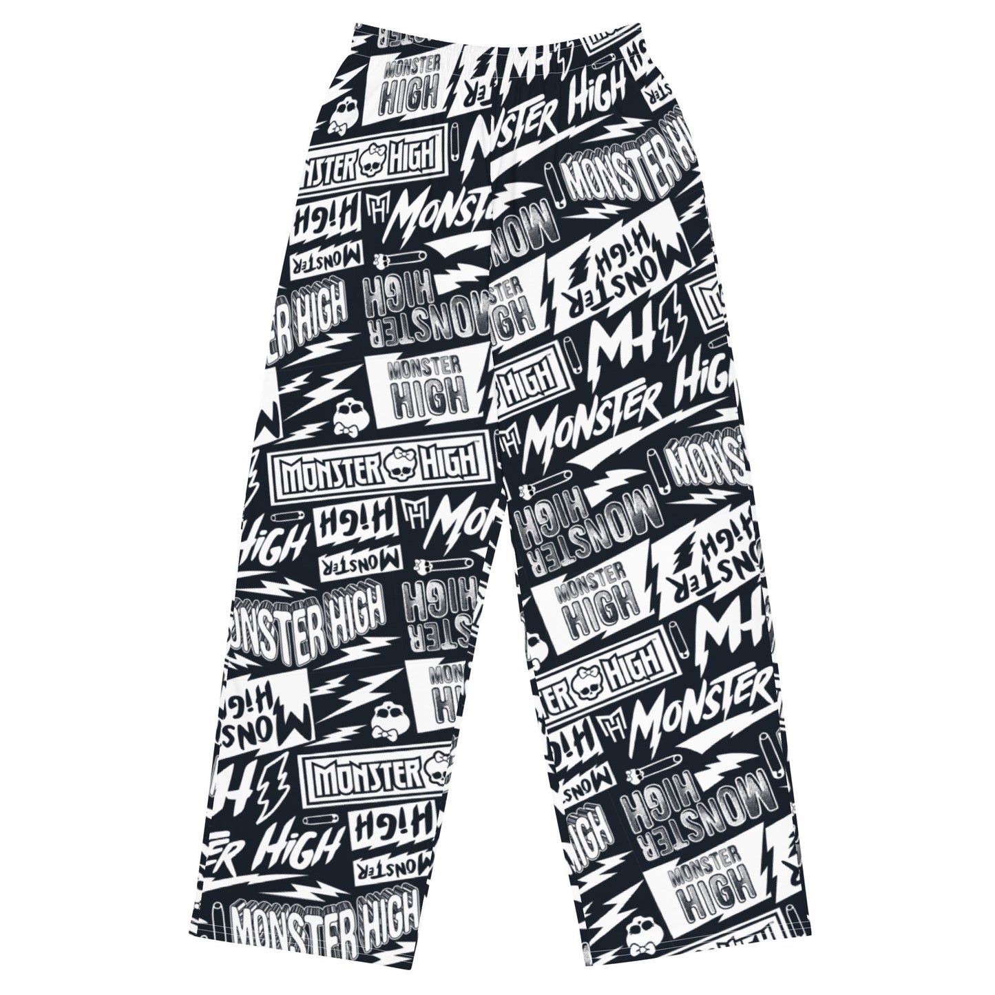 Monster High Logo Wide Leg Pants - Quần Pijama Ống Rộng - Mattel Creations - Hình ảnh sản phẩm