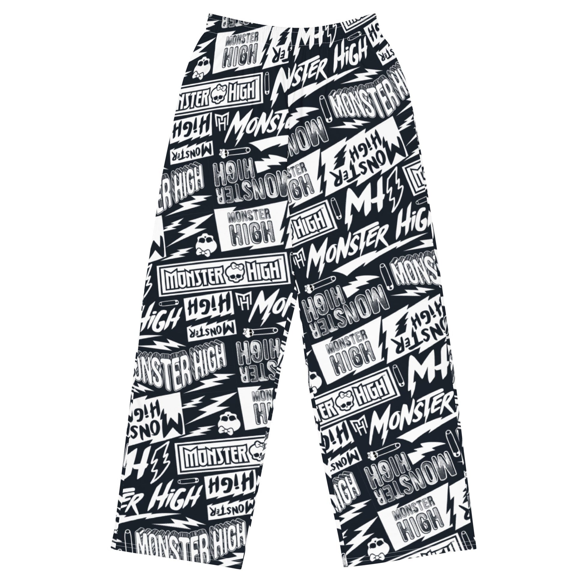 Monster High Logo Wide Leg Pants - Quần Pijama Ống Rộng - Mattel Creations - Hình ảnh sản phẩm