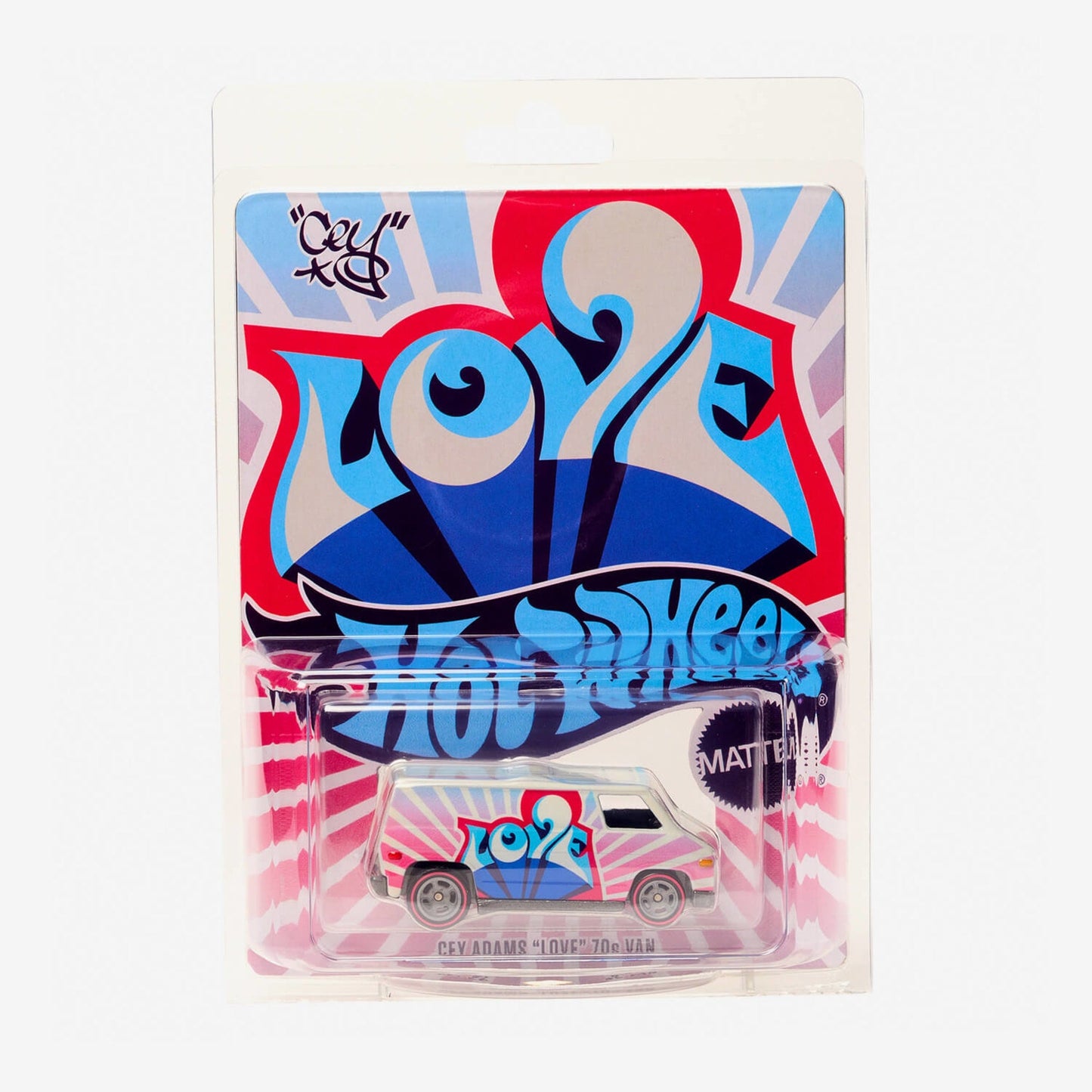 Hot Wheels Cey Adams “LOVE” 70’s Van - Xe Mô Hình Sưu Tầm Die-cast - Hình ảnh bổ sung 6