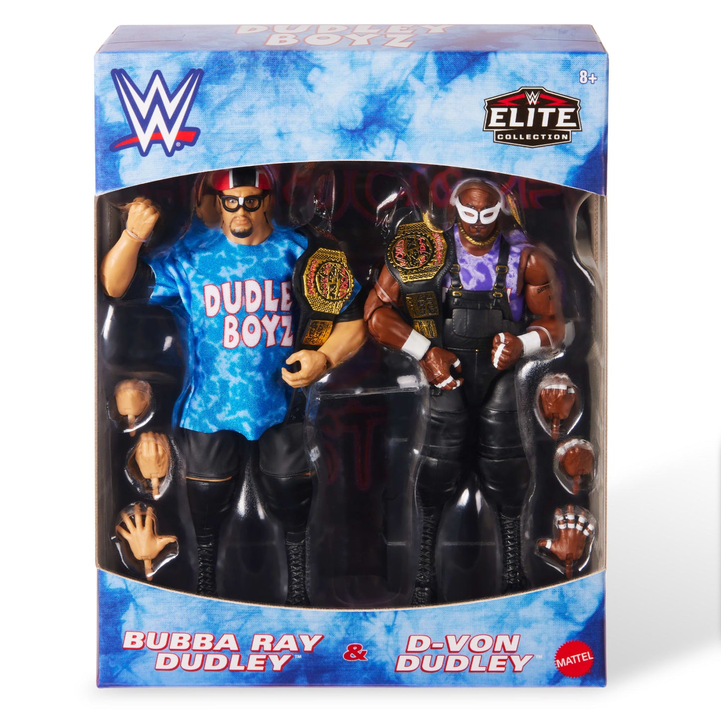 WWE Elite Collection Dudley Boyz 2-Pack - Bộ Mô Hình Action Figure Đôi Bubba Ray & D-Von - Mattel - Hình ảnh bổ sung 7