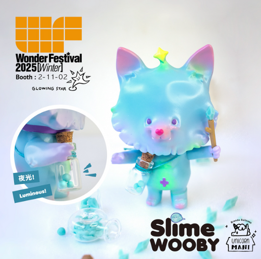 Slime Breeder Wooby Limited Edition - Mô Hình Art Toy Cao Cấp - Unicorn Mani - Hình ảnh sản phẩm