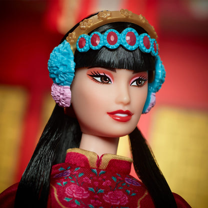 2024 Barbie Lunar New Year Doll - Búp Bê Sưu Tầm Tết Nguyên Đán - Barbie Signature HRM57 - Hình ảnh bổ sung 5