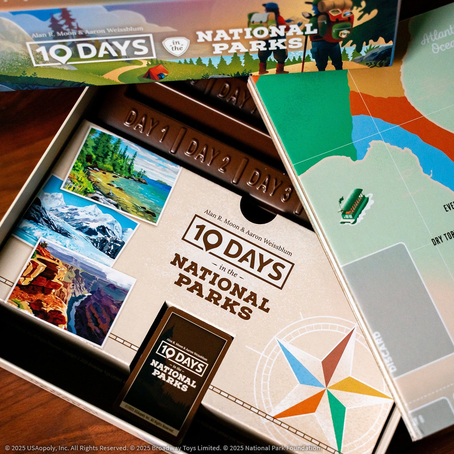 10 Days in the National Parks - Board Game Du Lịch Khám Phá Mỹ - The Op Games