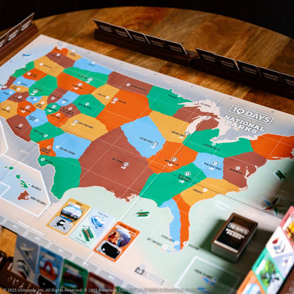 10 Days in the National Parks - Board Game Du Lịch Khám Phá Mỹ - The Op Games